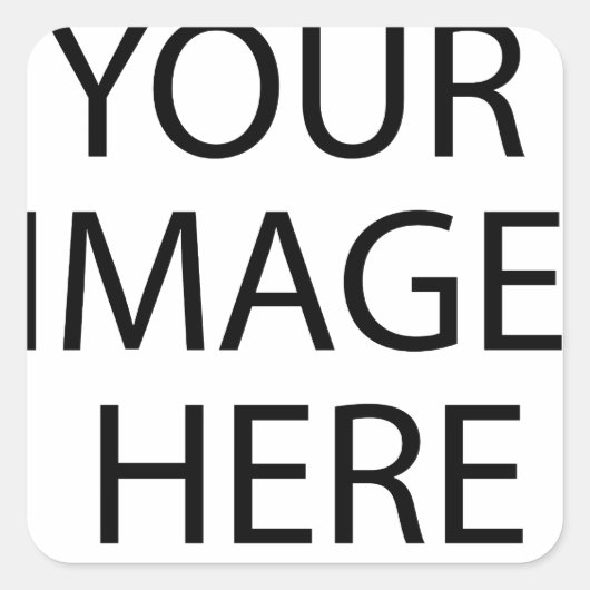 Alle producten vierkante sticker (Voorkant)