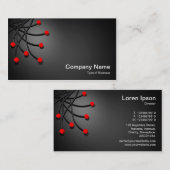 Alle punten - rood visitekaartje (Voorkant / Achterkant)