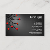 Alle punten - rood visitekaartje (Achterkant)