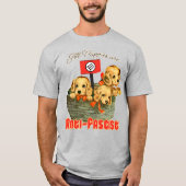 Alle Puppies zijn antifascistisch T-shirt (Voorkant)
