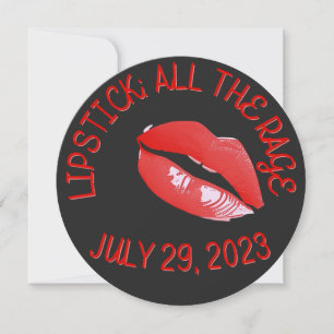 Alle Rage National Lipstick Day 2023 red lipsti Feestdagenkaart