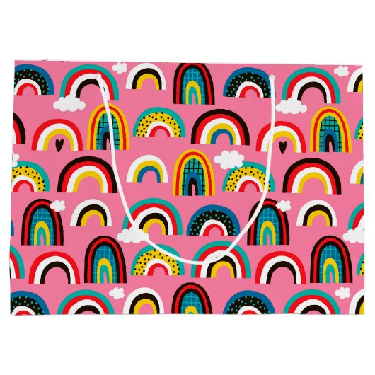Alle Rainbows Gift Bag Groot Cadeauzakje (Achterkant)