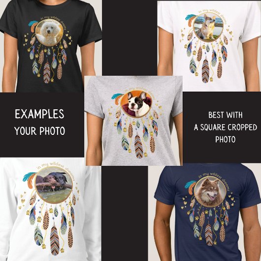 ALLE RASSEN Uw huisdier foto aanpassen shirt