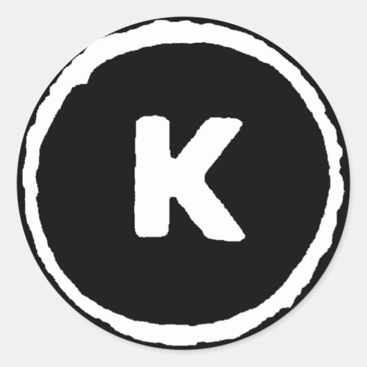 Alle rechten zijn zwart voor u ronde sticker (Voorkant)