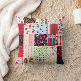 Alle Red Cherry Cheat Quilt Patroon 2025 Kussen