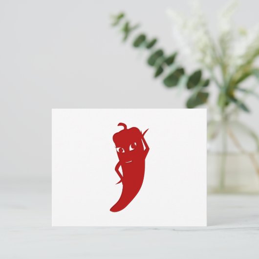 Alle Red Hot Pepper Diva Briefkaart (Staand voorkant)