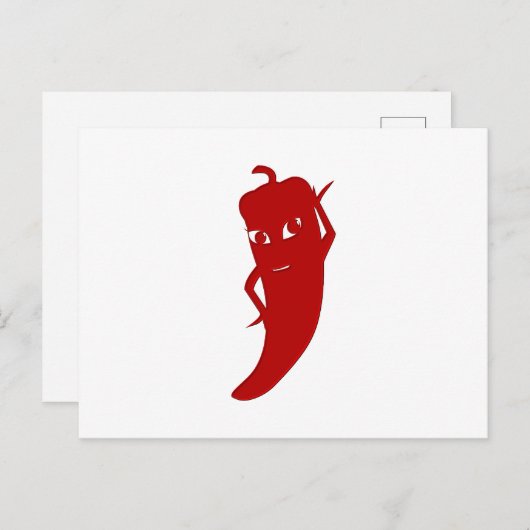 Alle Red Hot Pepper Diva Briefkaart (Voorkant / Achterkant)