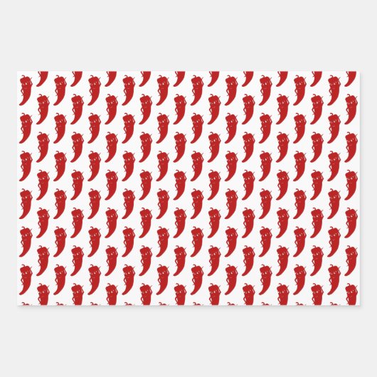 Alle Red Hot Pepper Diva Inpakpapier Vel (Voorkant 2)