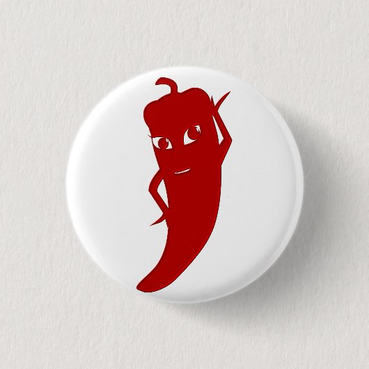 Alle Red Hot Pepper Diva Ronde Button 3,2 Cm (Voorkant)