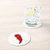 Alle Red Hot Pepper Diva Ronde Kartonnen Onderzetter (Insitu)