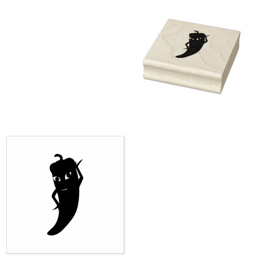 Alle Red Hot Pepper Diva Rubberstempel (Gestempeld)