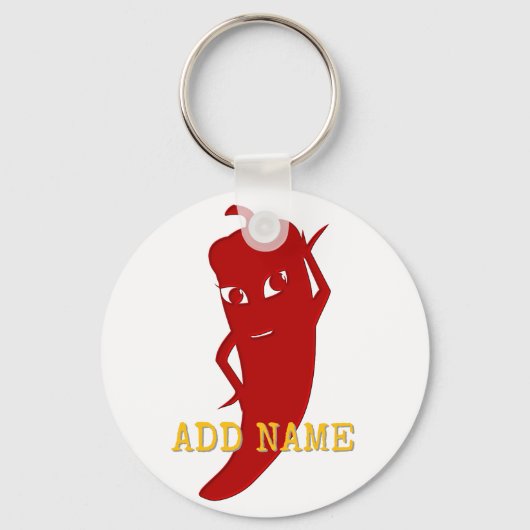 Alle Red Hot Pepper Diva Sleutelhanger (Voorkant)