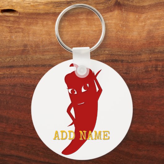 Alle Red Hot Pepper Diva Sleutelhanger (Voorkant)