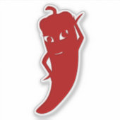 Alle Red Hot Pepper Diva Sticker (Voorkant)