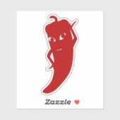Alle Red Hot Pepper Diva Sticker (Vel)
