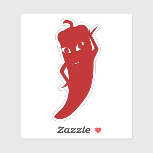 Alle Red Hot Pepper Diva Sticker (Vel)