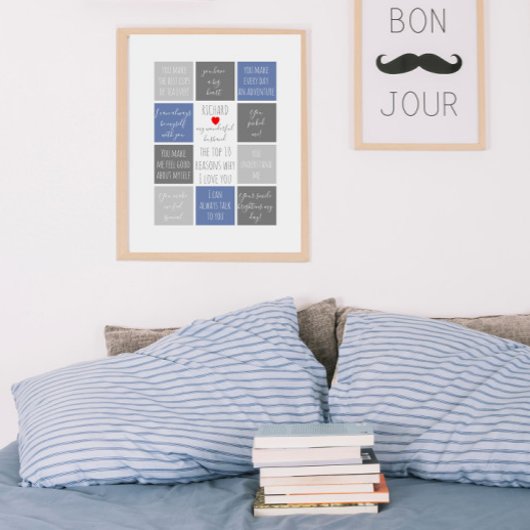 Alle redenen waarom ik van je hou. Redenen dat we  Poster