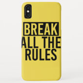 Alle regels doorbreken Case-Mate iPhone case (Achterkant)