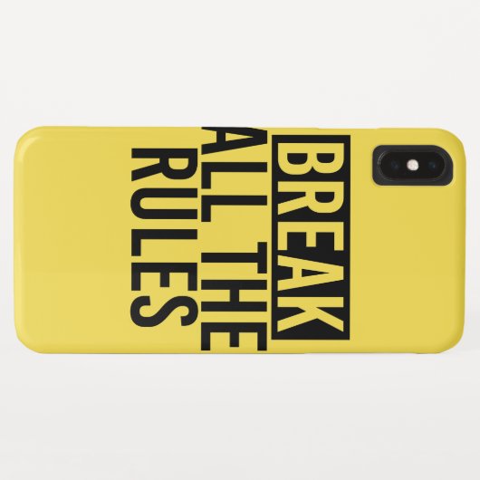 Alle regels doorbreken Case-Mate iPhone case (Achterkant (horizontaal))