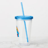 Alle regenbogen leiden naar Sesamstraat Acryl Drinkbeker (Links)