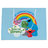 Alle regenbogen leiden naar Sesamstraat Groot Cadeauzakje (Voorkant)