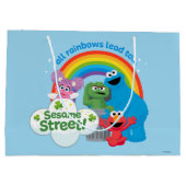 Alle regenbogen leiden naar Sesamstraat Groot Cadeauzakje (Achterkant)