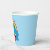 Alle regenbogen leiden naar Sesamstraat Papieren Bekers (Achterkant)