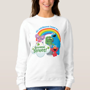 Alle regenbogen leiden naar Sesamstraat Trui