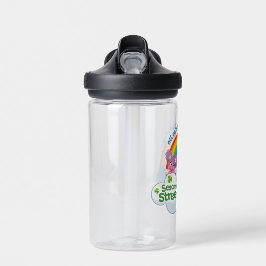 Alle regenbogen leiden naar Sesamstraat Waterfles (Voorkant)