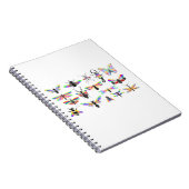 Alle regenboogbuien notitieboek (Rechterzijde)