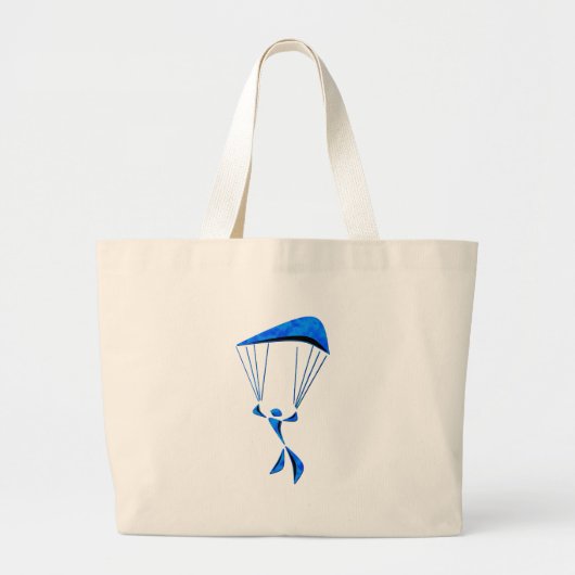 ALLE REGIO'S DIE SKYDIVING GROTE TOTE BAG (Voorkant)