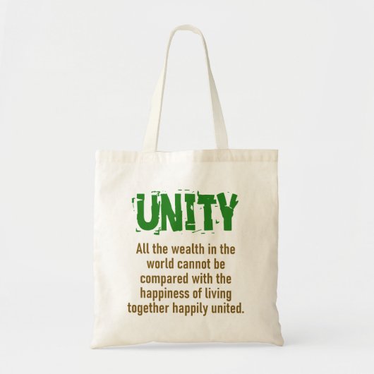 Alle rijkdom in de wereld - Eenheidsprijs Tote Bag (Voorkant)