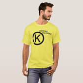 alle rites hebben t-shirt teruggedraaid (Voorkant volledig)