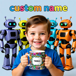 Alle robots met jouw naam koffiemok
