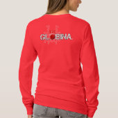 Alle rode lange mouwen t-shirt (Achterkant)