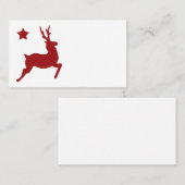 Alle rode rendierkaart plaatskaartje (Voorkant / Achterkant)