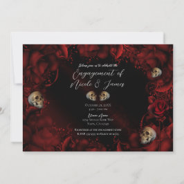 Alle rode rozen en donkere Verlovingen Kaart