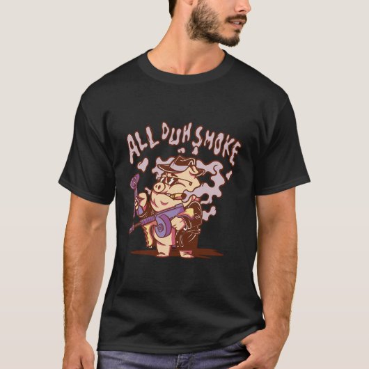 Alle rook Pig Funny roken T-shirt (Voorkant)
