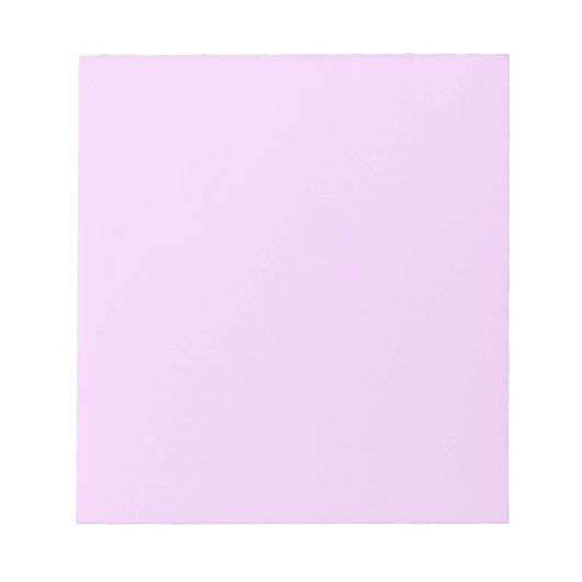 Alle roze niets behalve kleur roze lichtroze notitieblok (Voorkant)