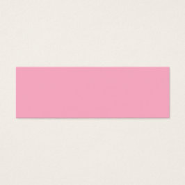 Alle roze niets behalve kleurenroze mini visitekaartjes