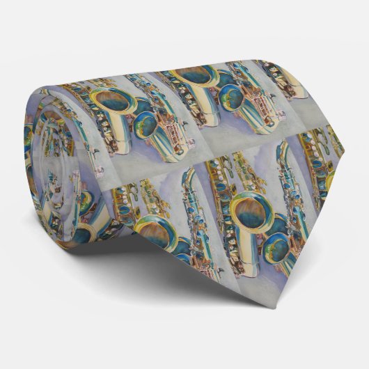 Alle Saksen Stropdas (Opgerold)