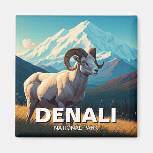 Alle schapen in Denali National Park Alaska Magneet