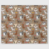 Alle Schattigee Honden Cadeaupapier (Vlak)