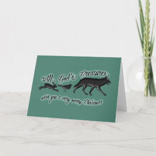 Alle Schepselen Grote en Kleine… Feestdagen Kaart