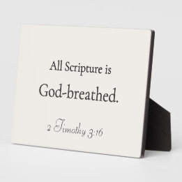 Alle Schrift is door God ingegeven — Huisaccent Pl Fotoplaat