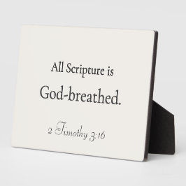 Alle Schrift is door God ingegeven — Huisaccent Pl Fotoplaat