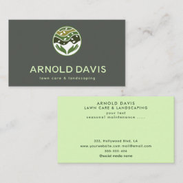 Alle seizoenen moderne gazon zorg en landschapsarc visitekaartje