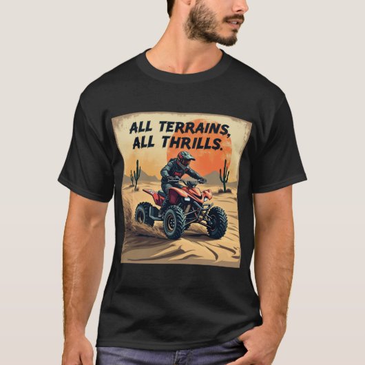 Alle sensaties van het terrein - Avontuur T-shirt (Voorkant)
