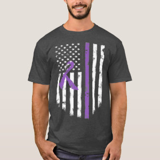 Alle Shirt Lavender Ribbon America (kankerbewustzi