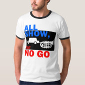 ALLE SHOW NR. GAAT T-SHIRT (Voorkant)